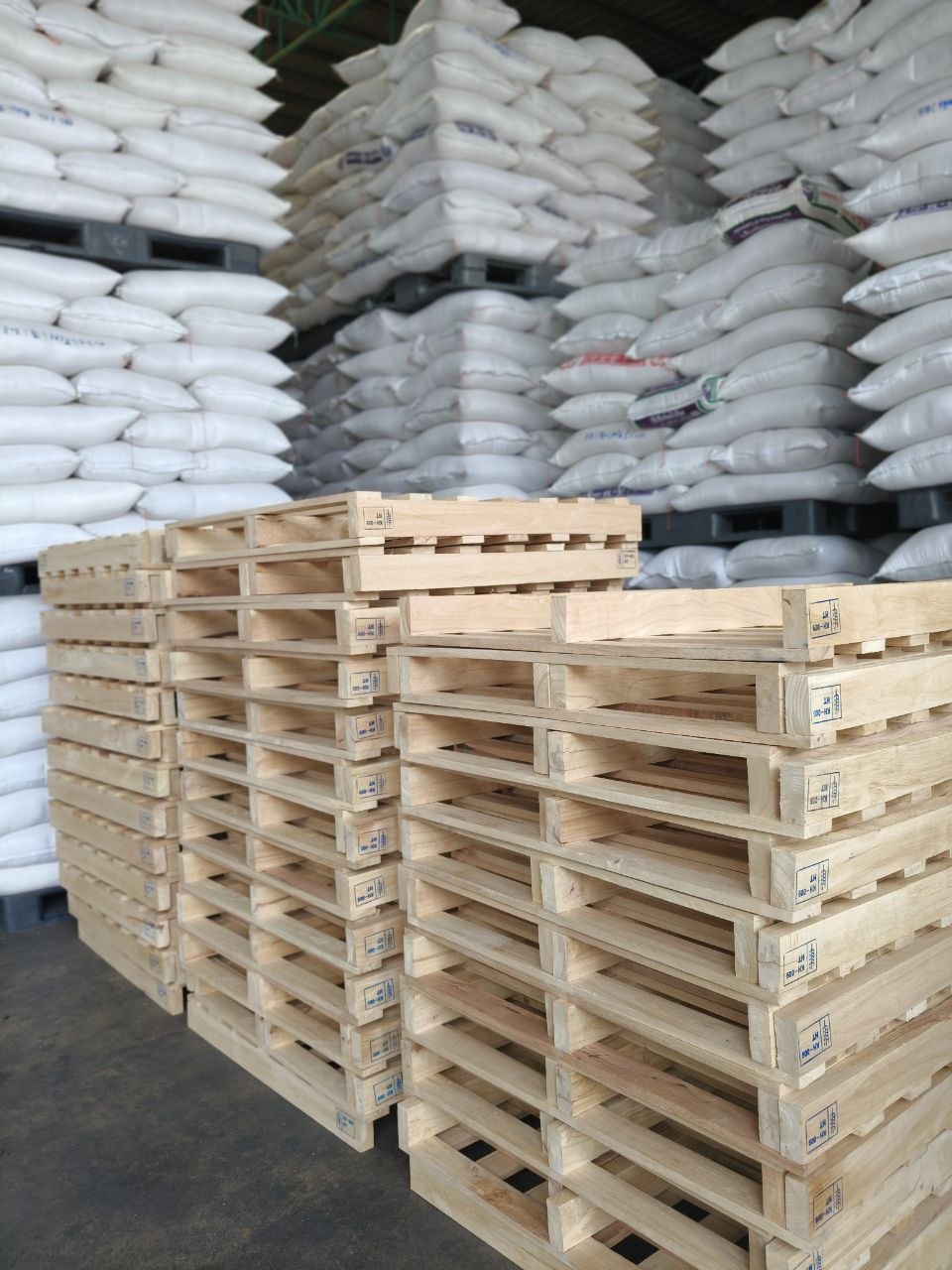 WOOD PALLET EXPORT RICE